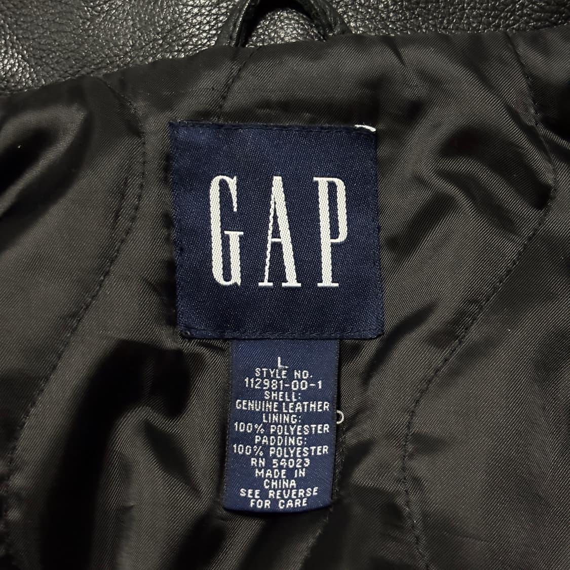 올드갭 레더 카코트 가죽자켓 상품이미지4