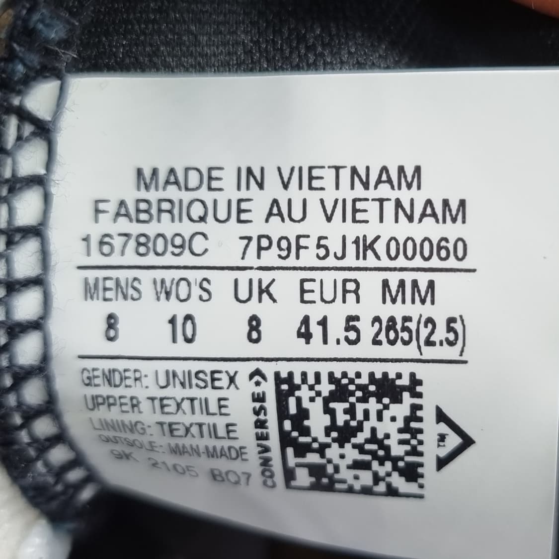 컨버스 척테일러 CX 남성하이탑 265 상품이미지6