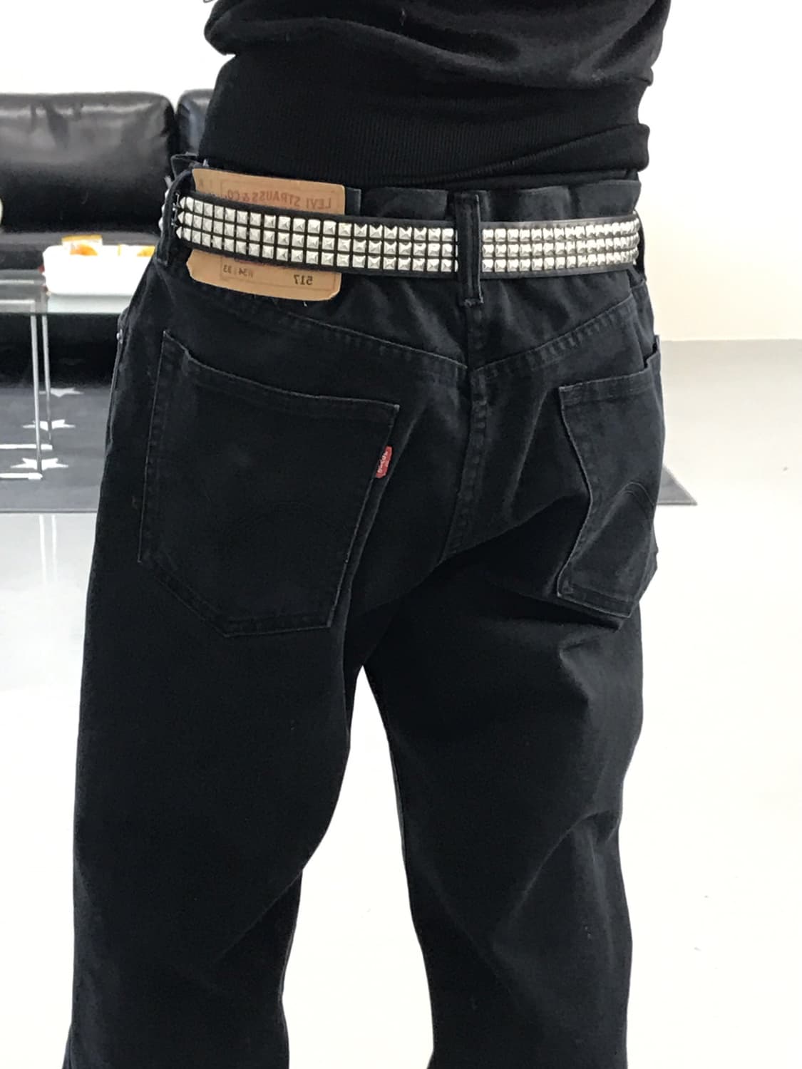 Levi's 517 black cotton pants  상품이미지3