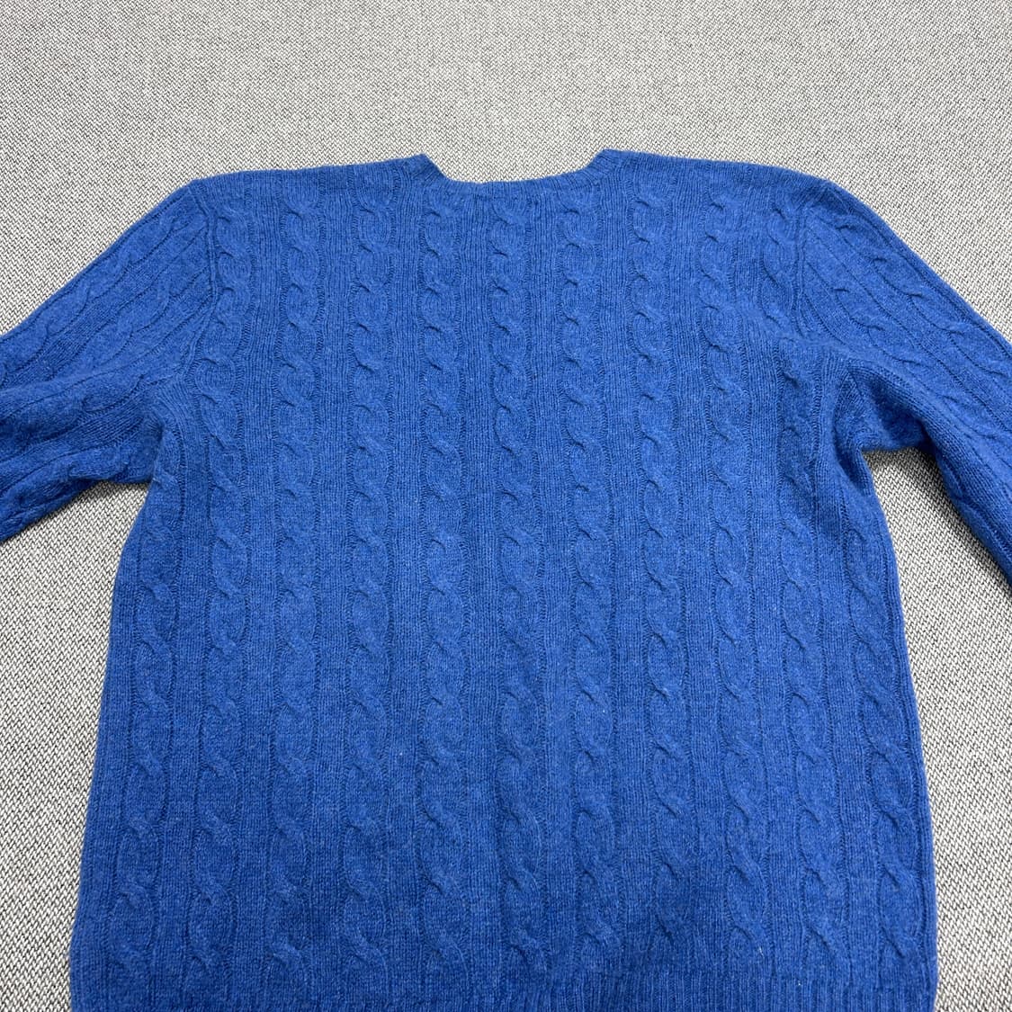 폴로 울 캐시미어 케이블니트(M) 상품이미지5