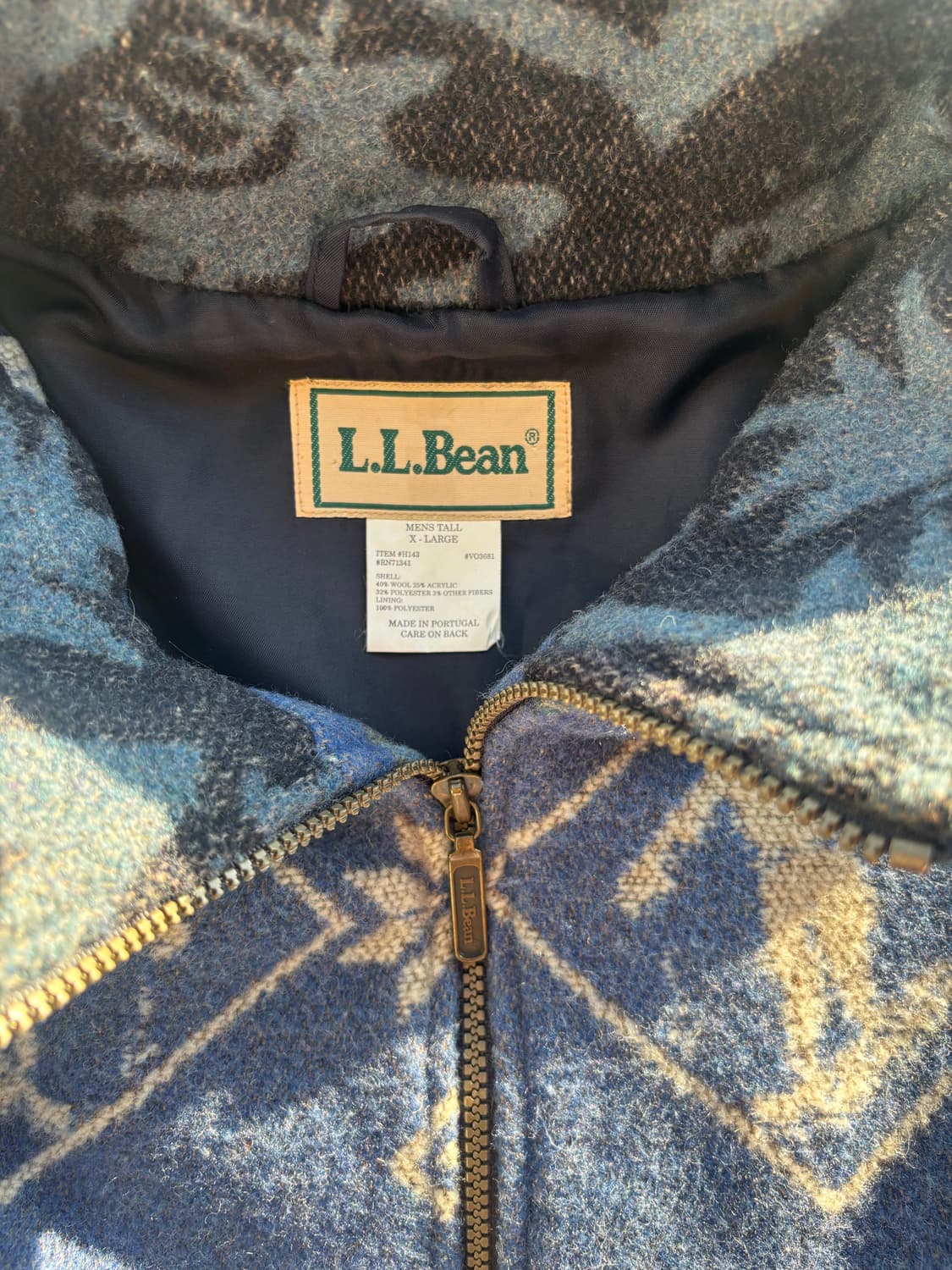 LL Bean 90s 노르딕 블랭킷 풀오버 플리스 스키자켓 상품이미지3