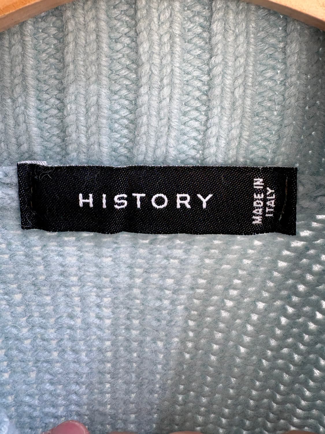 HISTORY (Made in Italy) 니트반집업 상품이미지7