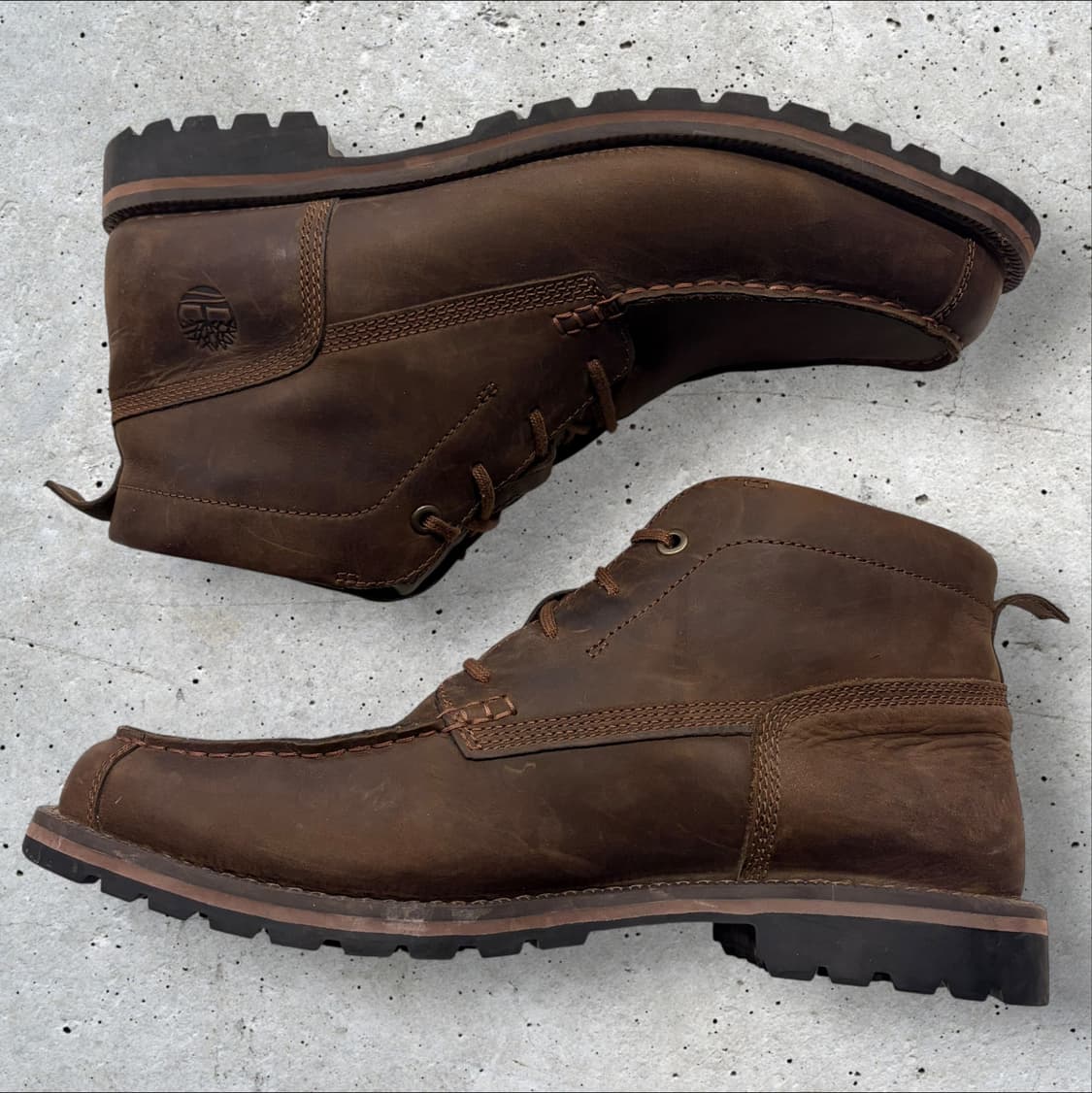 [300] 팀버랜드 처카 브라운 레더 워커 부츠 상품이미지2