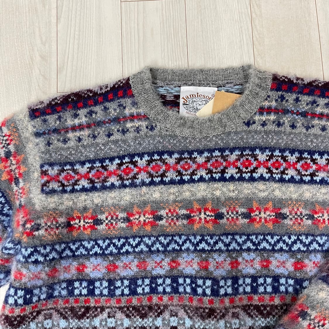 제이미슨스 Jamieson’s 페어아일 니트 XL 105~110 상품이미지6