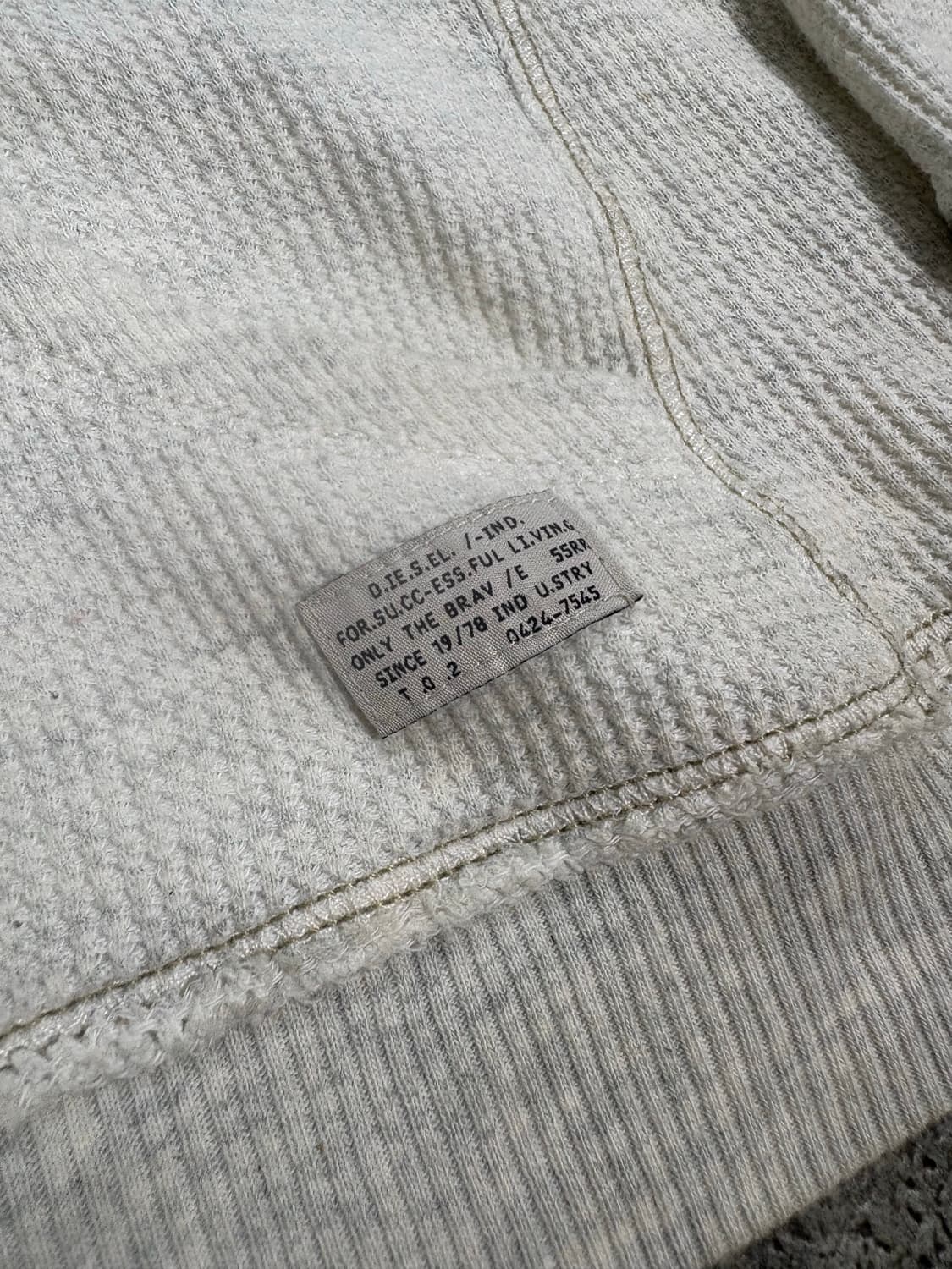 디젤 인더스트리 하프후드집업 상품이미지5