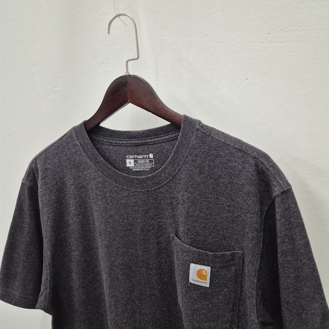 칼하트 K87-M 루즈핏 포켓 반팔티 S 상품이미지2