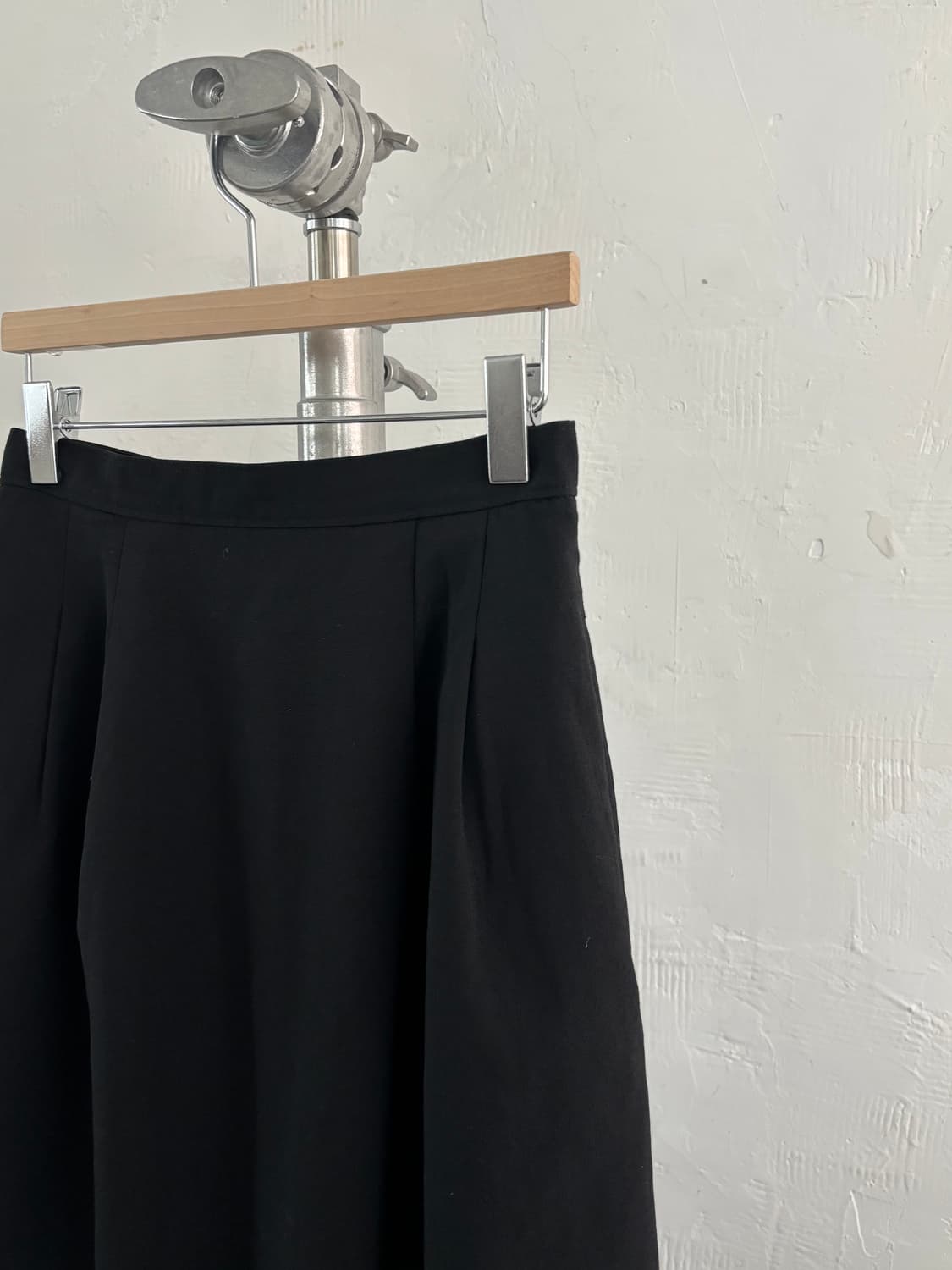 꼼데가르송 트리콧 1993‘s 블랙 슬릭 롱 스커트 상품이미지2