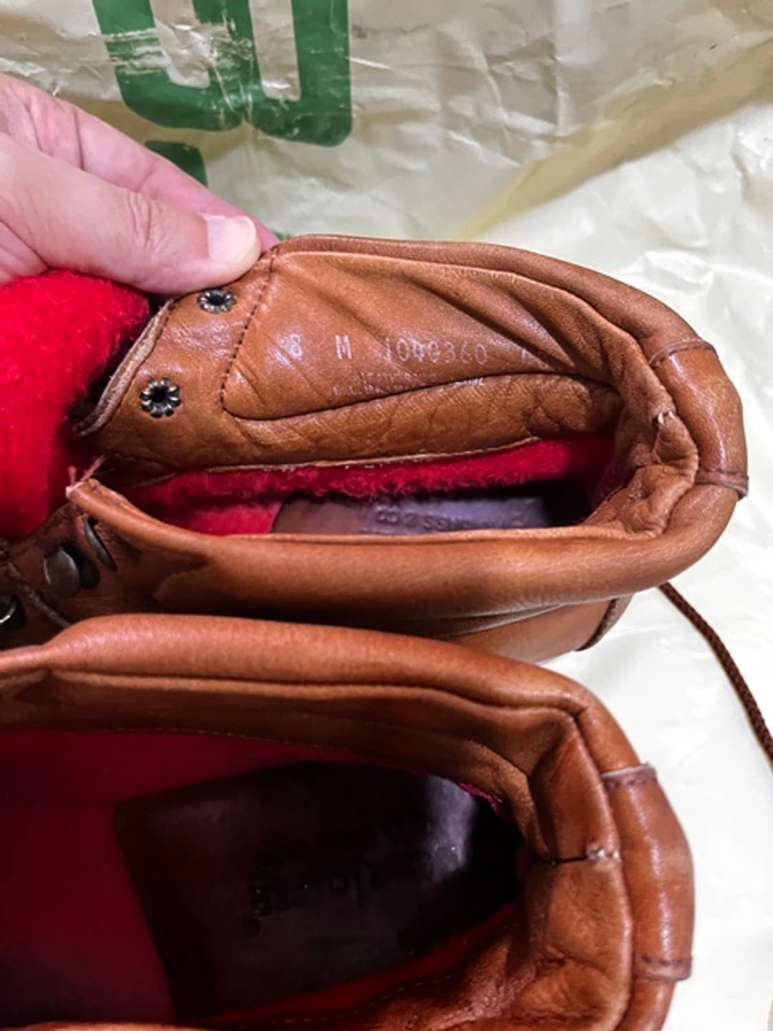 미국 bass  통가죽 트레킹화 255 상품이미지7