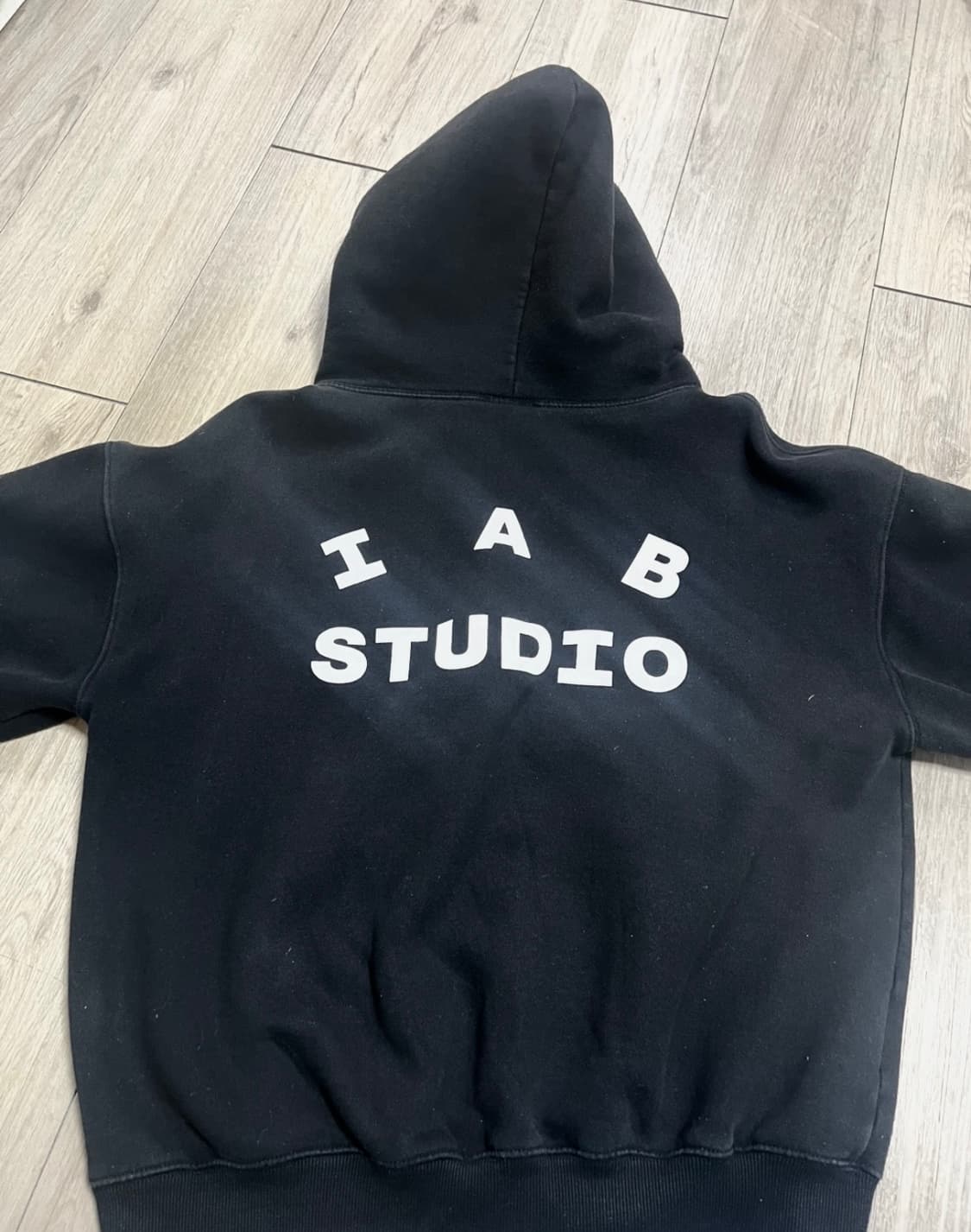 아이앱 스튜디오 후드티 블랙 M 상품이미지2