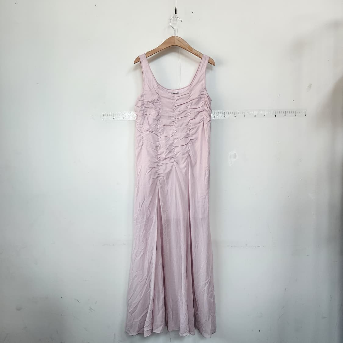 코스 핑크 롱 원피스 상품이미지3