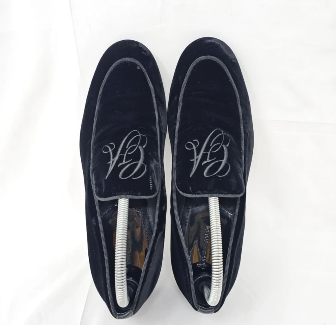 조르지오 아르마니 블랙 벨벳 로퍼 8 상품이미지7