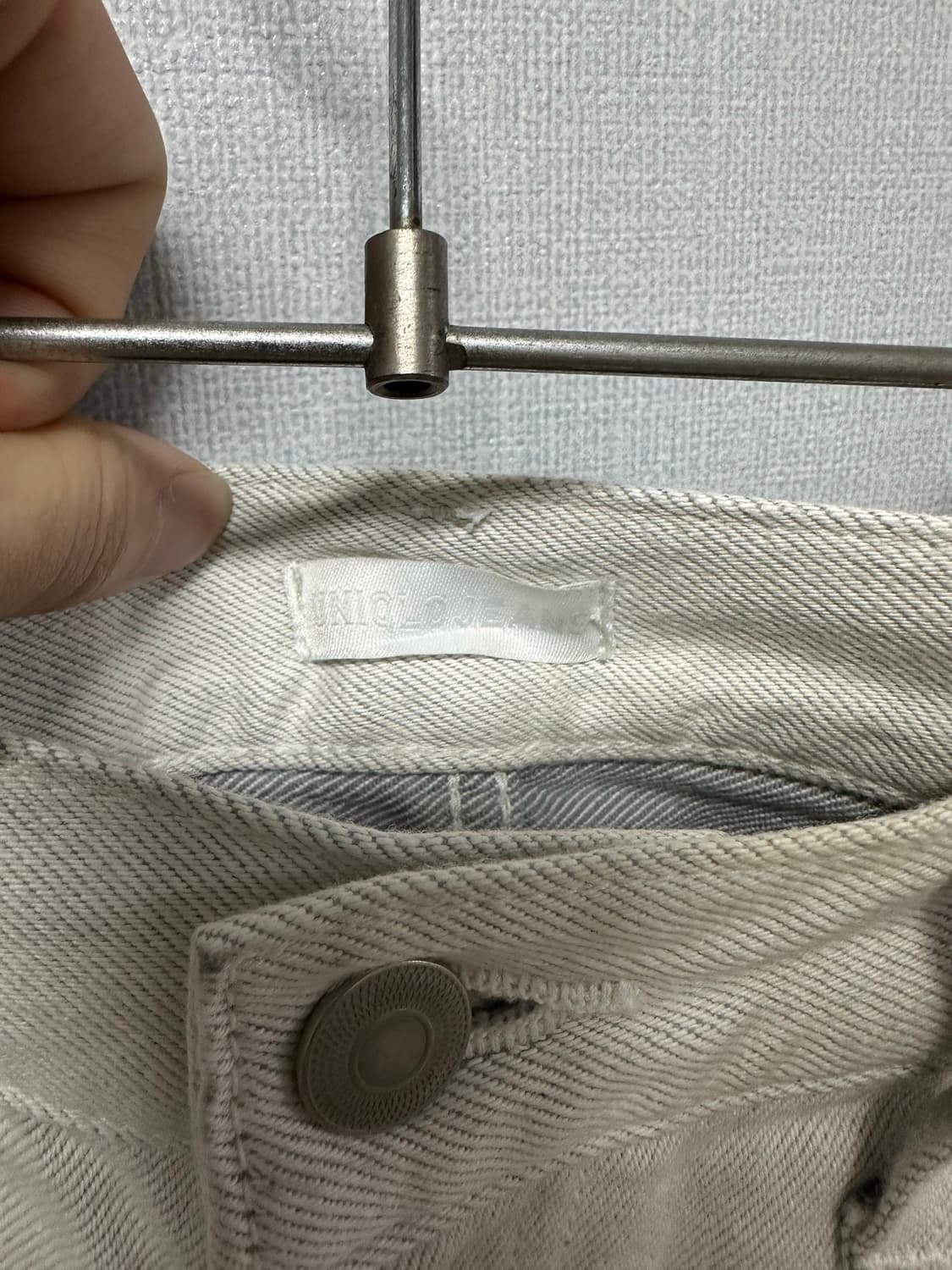 유니클로 흰 청바지 상품이미지3