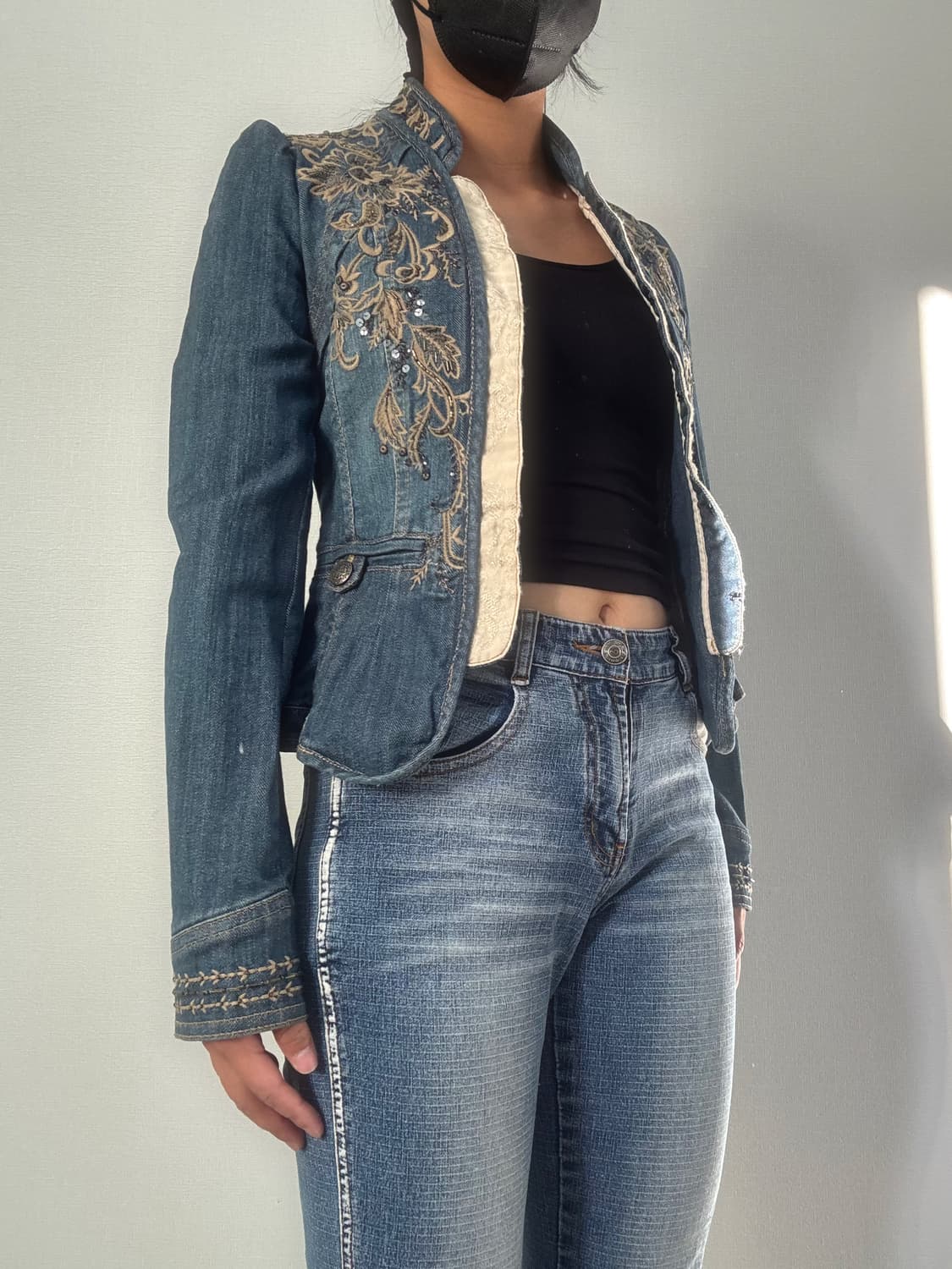 오리엔탈 데님 자켓 상품이미지1