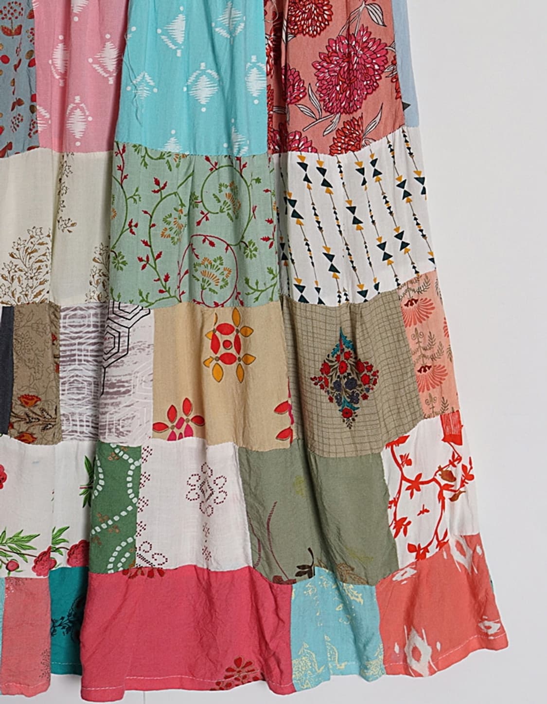 JAGANNATH PatchWork Rayon Skirt (26~27) 상품이미지4
