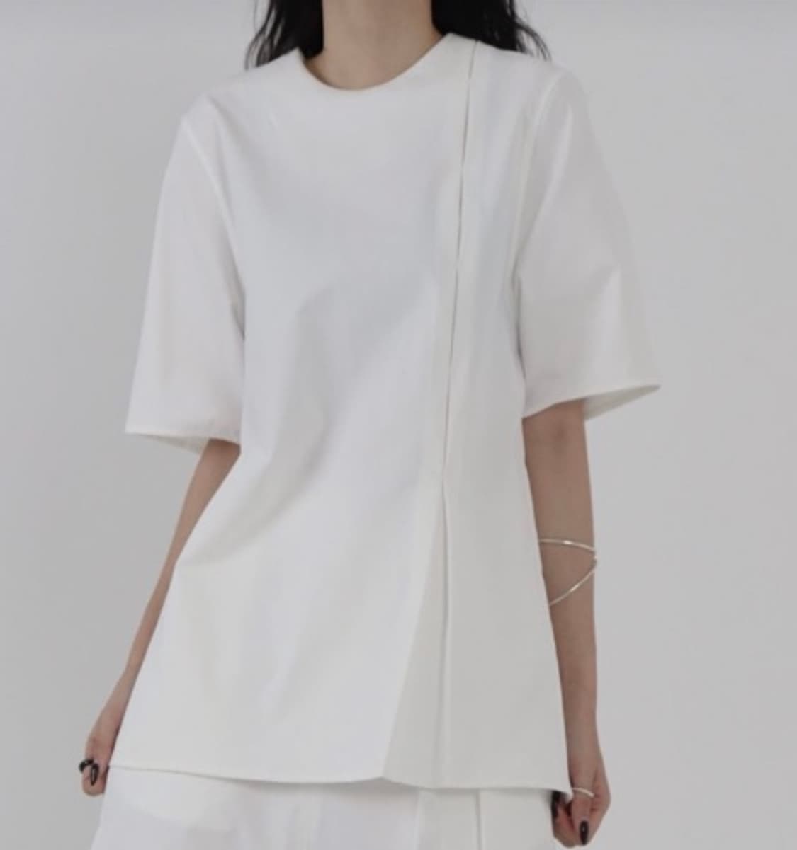 트리밍버드 Inverted pleats setup-blouse 상품이미지2