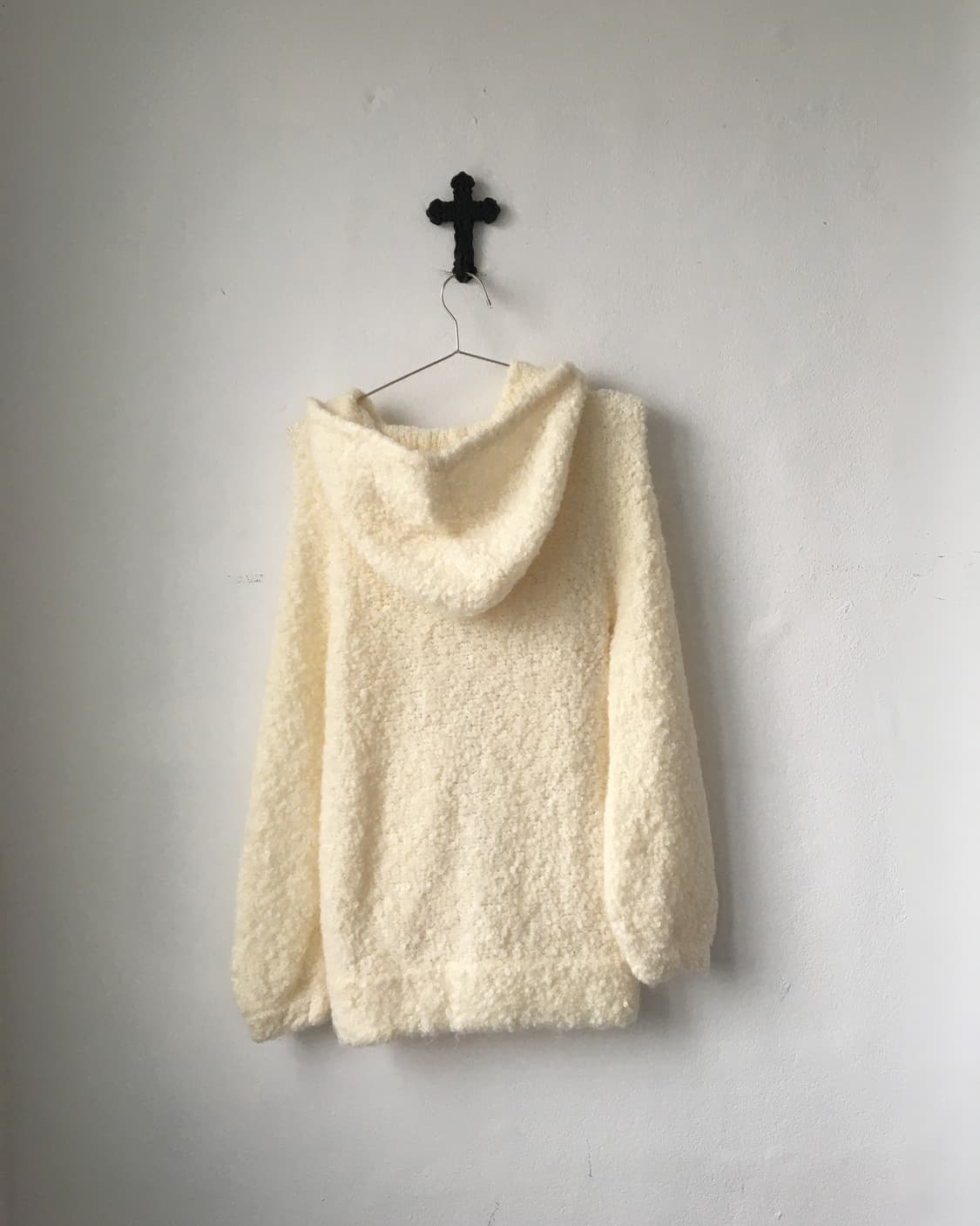 Fake lamb fur mood hood zip up 상품이미지3