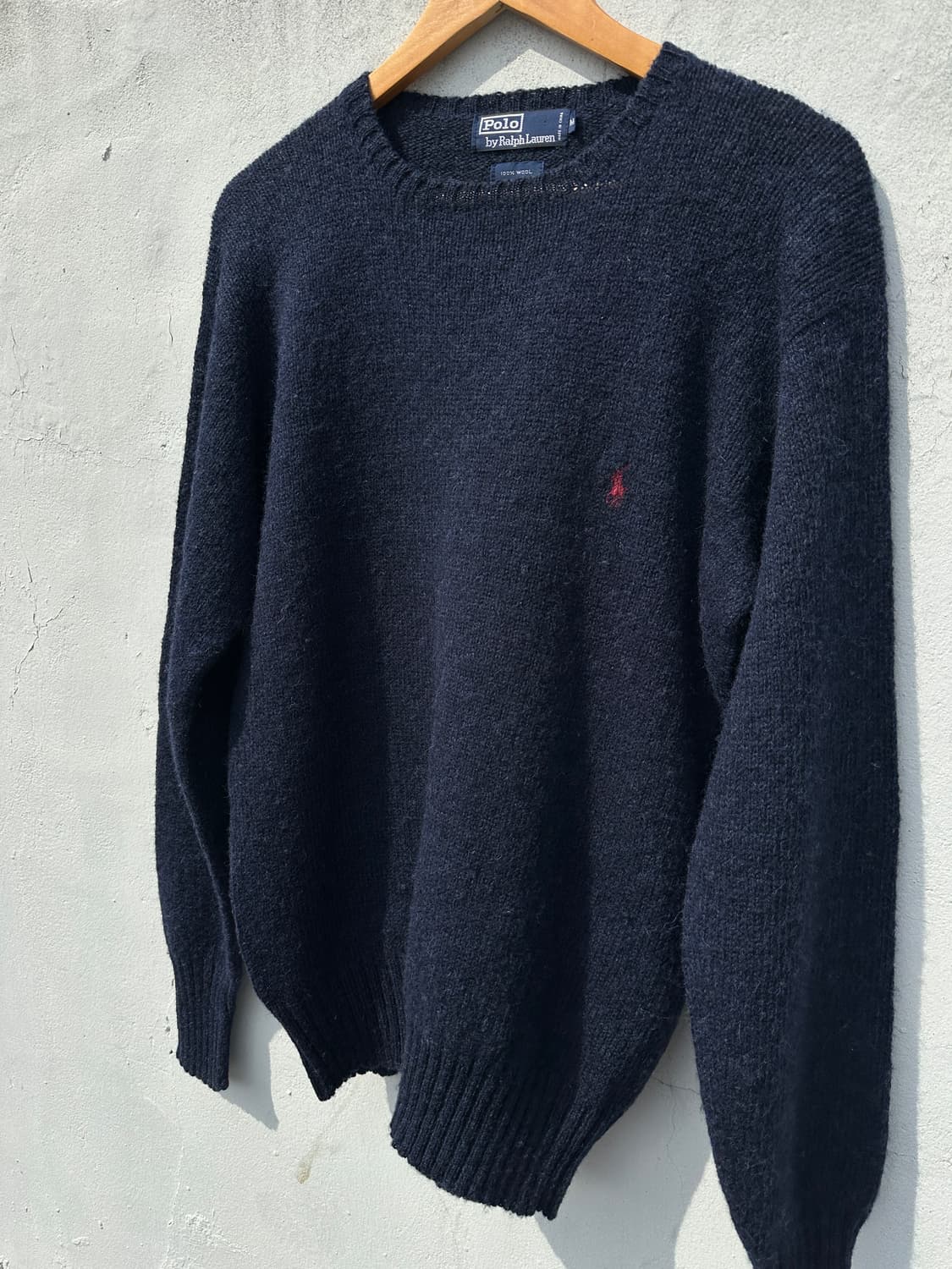 [M] 폴로 랄프로렌 네이비 울 니트 상품이미지3