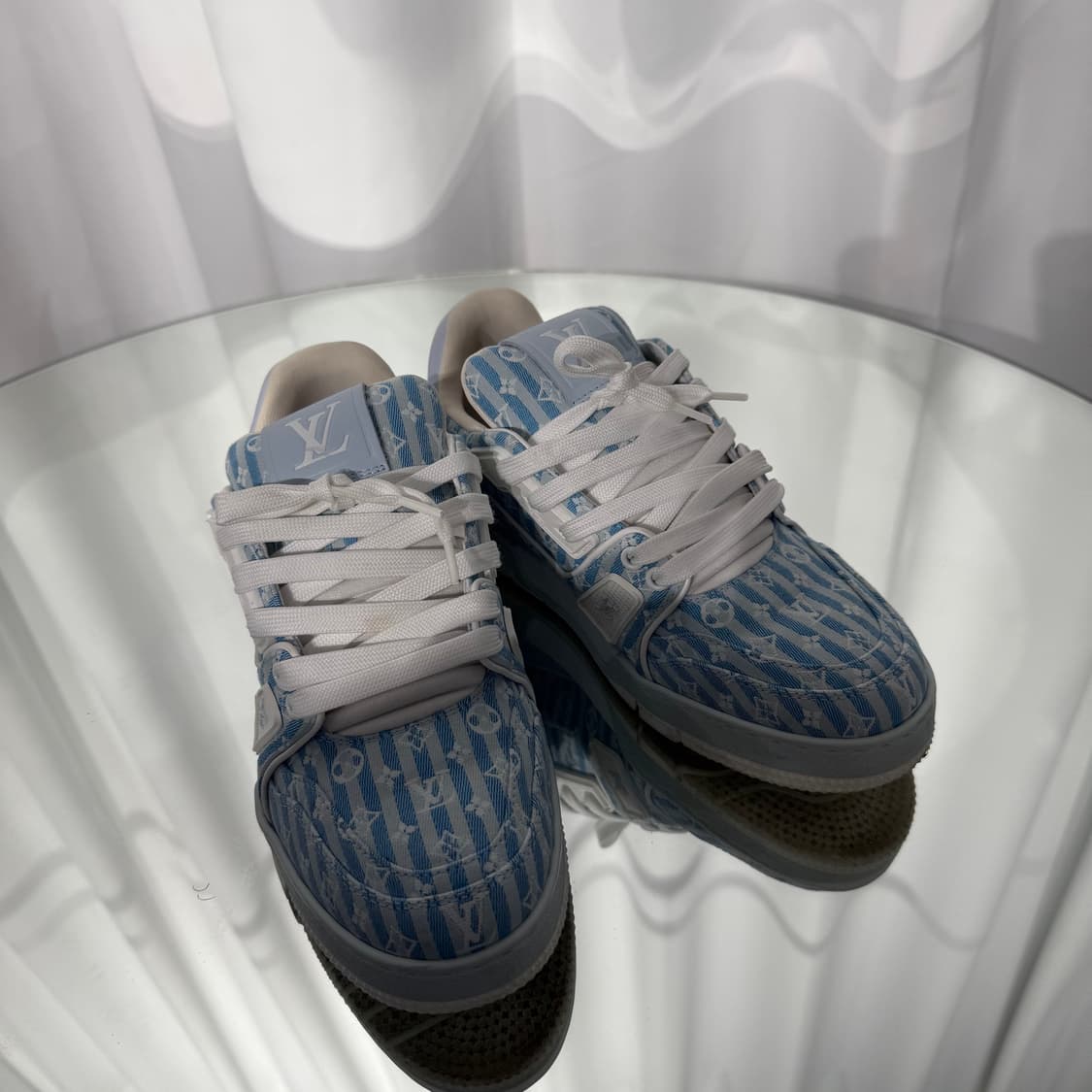 (4) 루이비통 lv 모노그램 #54 트레이너 스니커즈 상품이미지5
