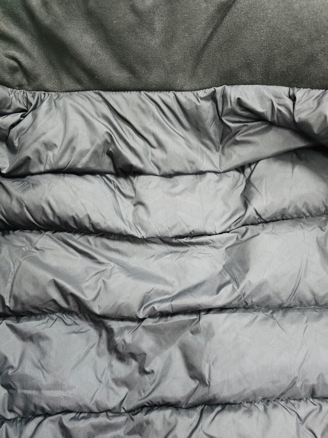 코오롱 후드 구스다운패딩점퍼 블랙/카키 상품이미지8