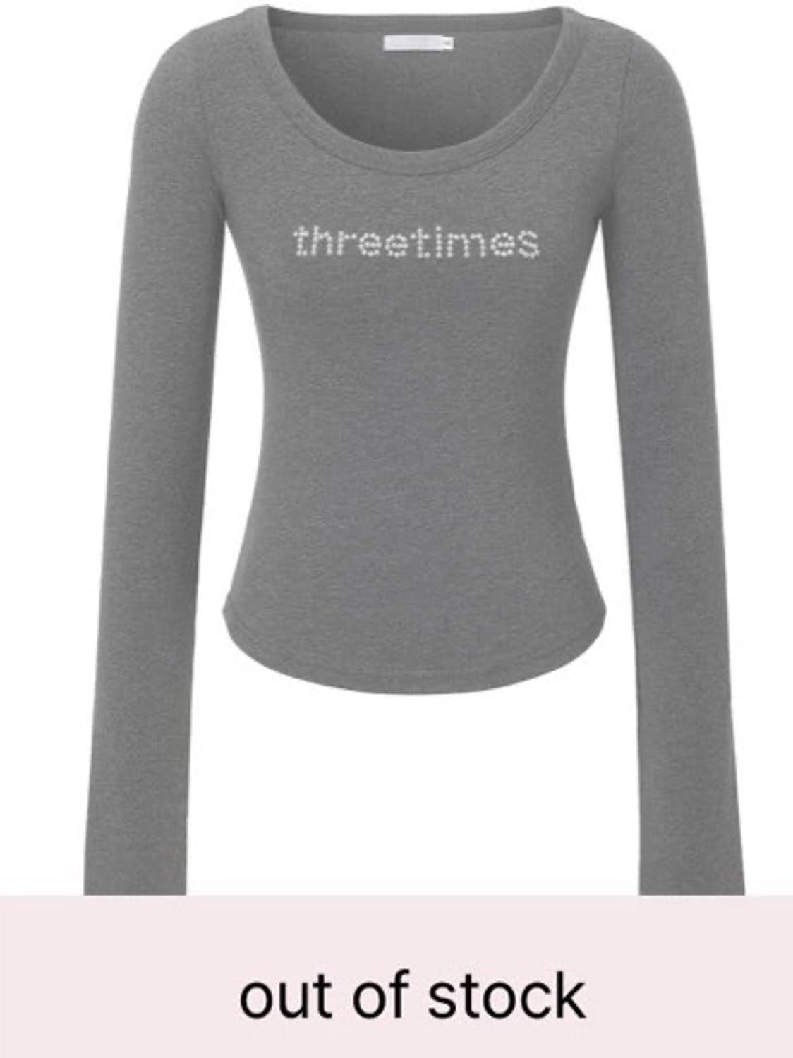 쓰리타임즈 스쿱티 m 차콜 상품이미지5