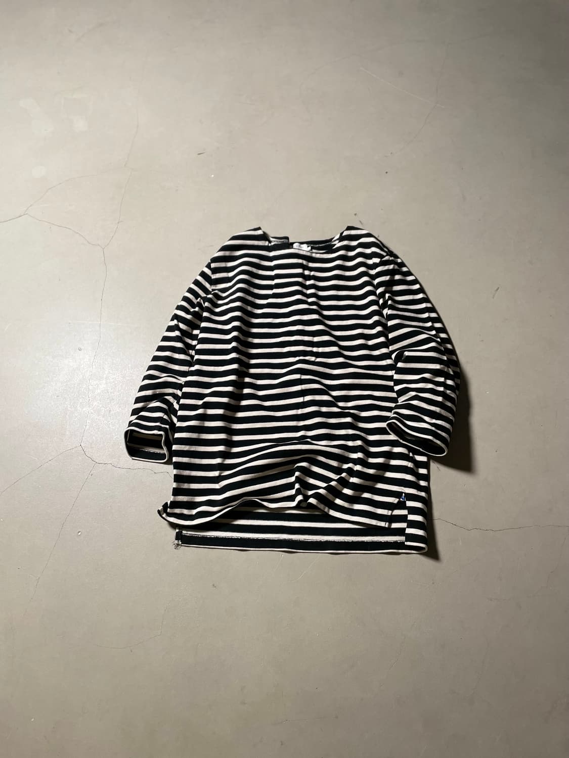 밴더 딩 Stripe 3/4 Sleeve Top 상품이미지1