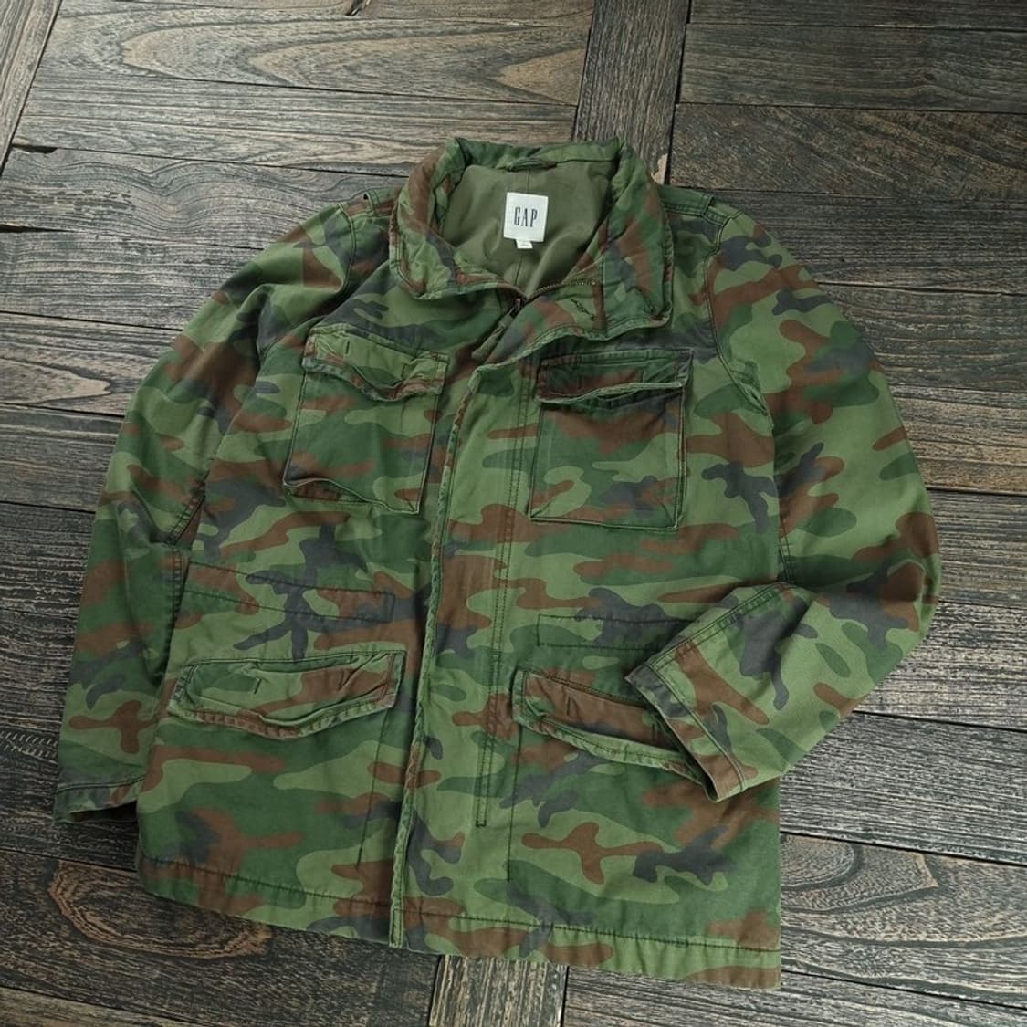 [갭] 카모 패턴 빈티지 M65 필드 야상 자켓 M18667 상품이미지1