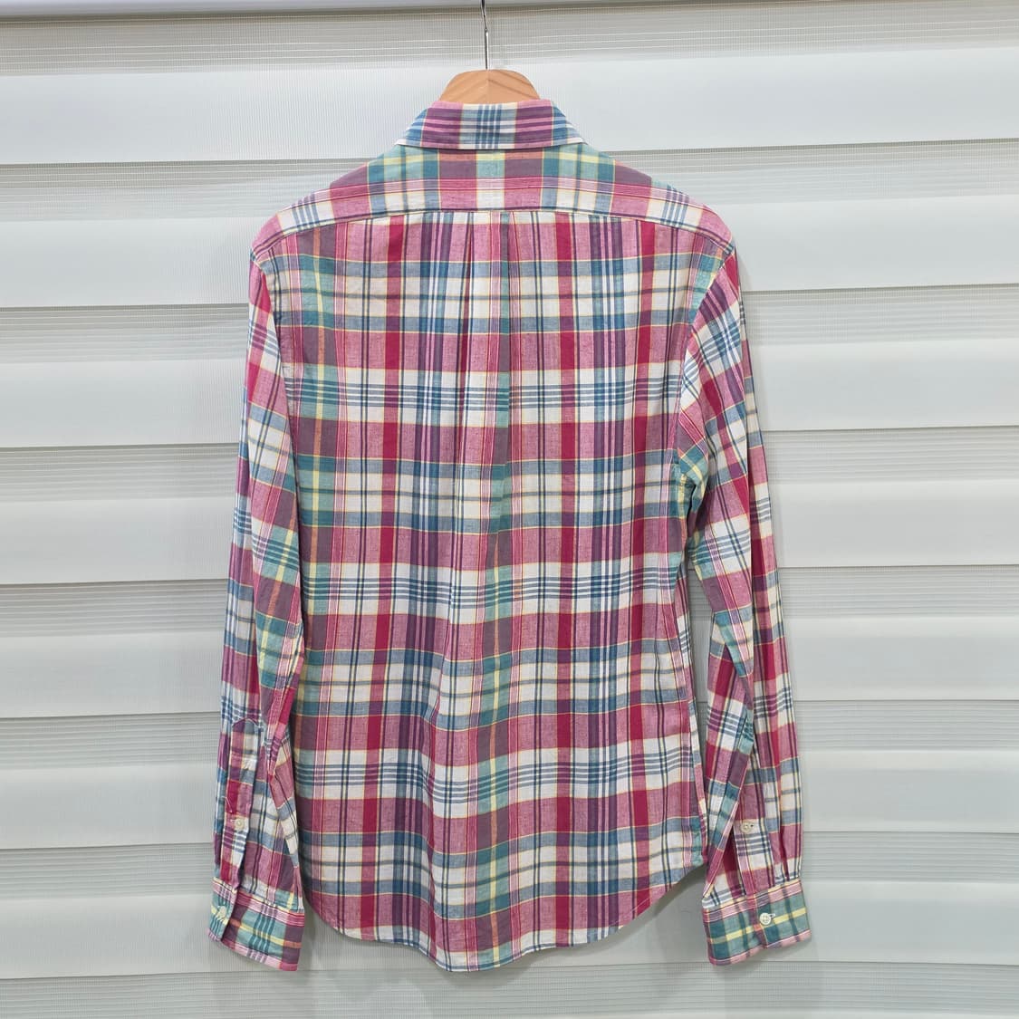 랄프로렌 마드라스 슬림핏 체크셔츠- S 상품이미지6