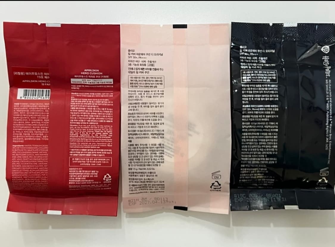 에이프릴스킨,클리오킬커버 쿠션리필 3개 상품이미지2