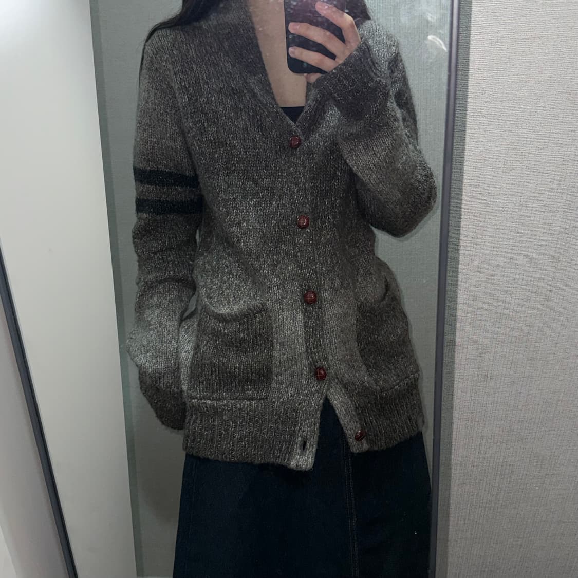 빔즈 니트가디건 상품이미지1