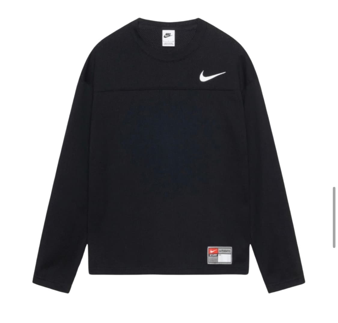 나이키 x 스투시 롱슬리브 탑 블랙 M 상품이미지2
