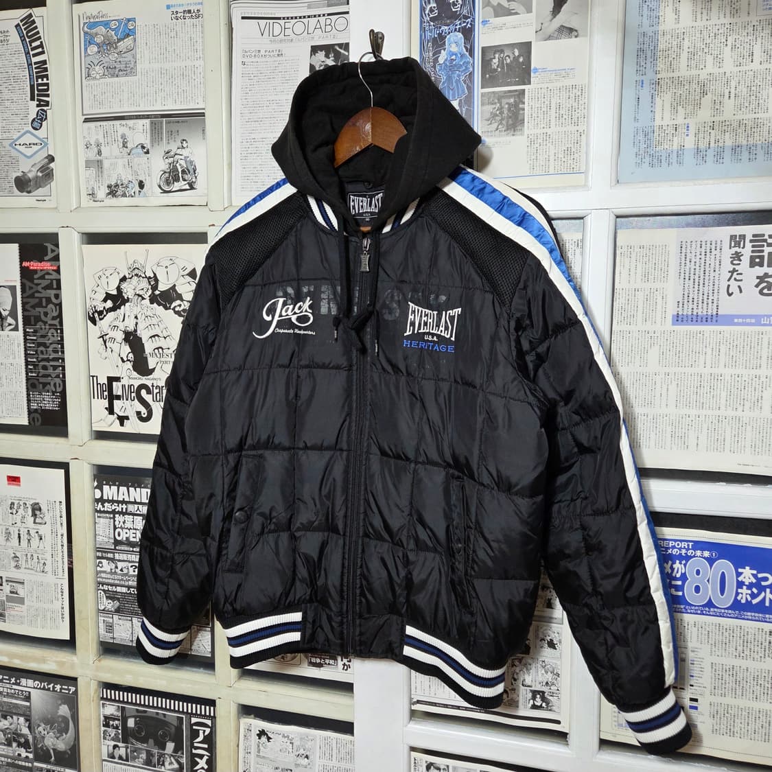 에버라스트 퀼팅 누빔 바시티 점퍼 상품이미지1