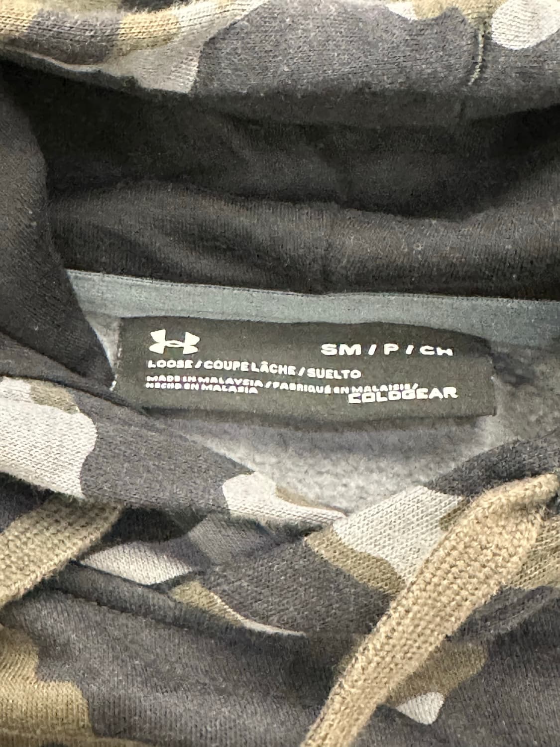 S)언더아머 콜드기어 카모 패턴 후디 상품이미지3