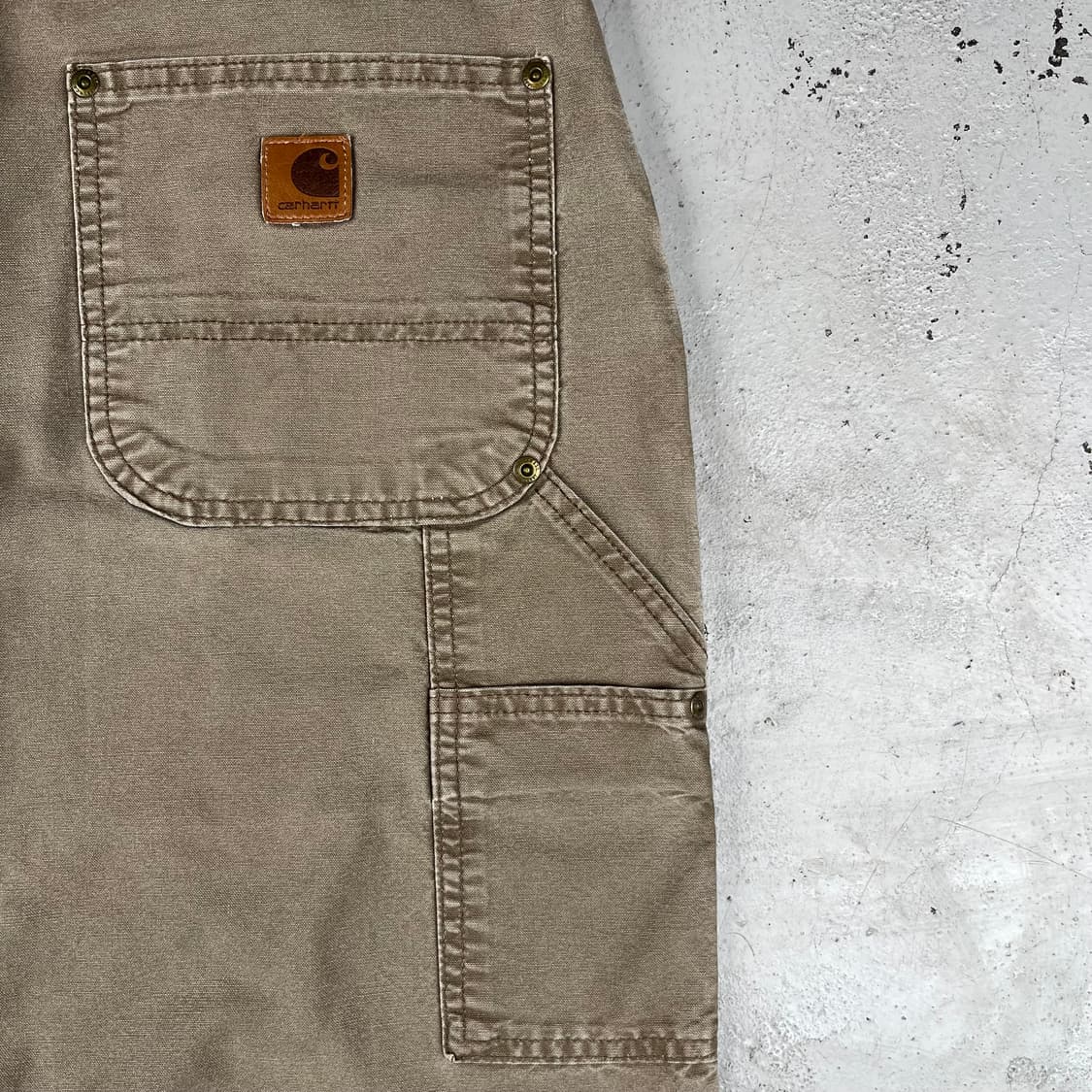 빈티지 칼하트 라이트웨이트 더블니 워크팬츠 B195LBR 상품이미지5