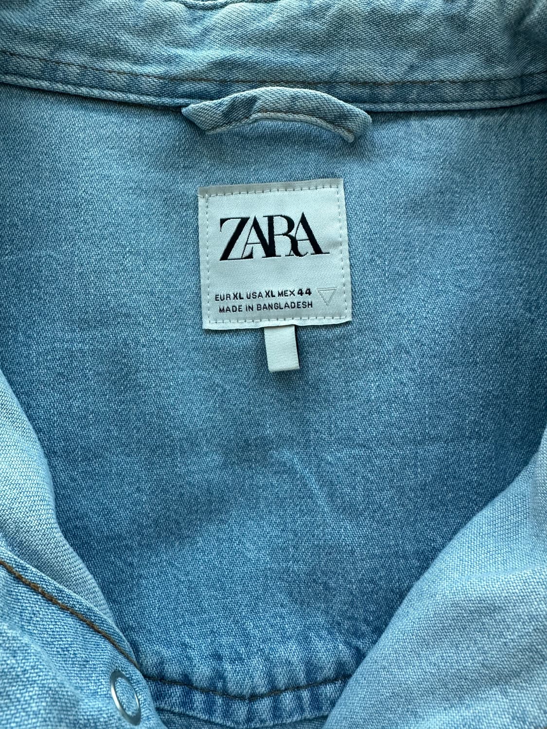 자라 웨스턴 데님 셔츠 XL 상품이미지2