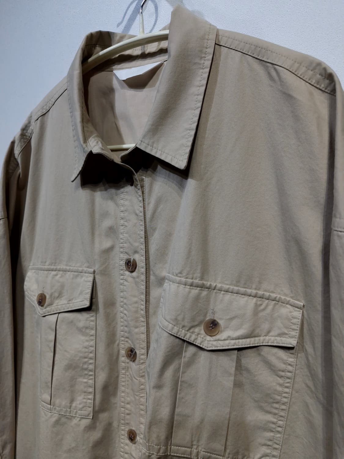 일레븐에이엠(11AM)투포켓 코튼 셔츠 원피스 상품이미지3