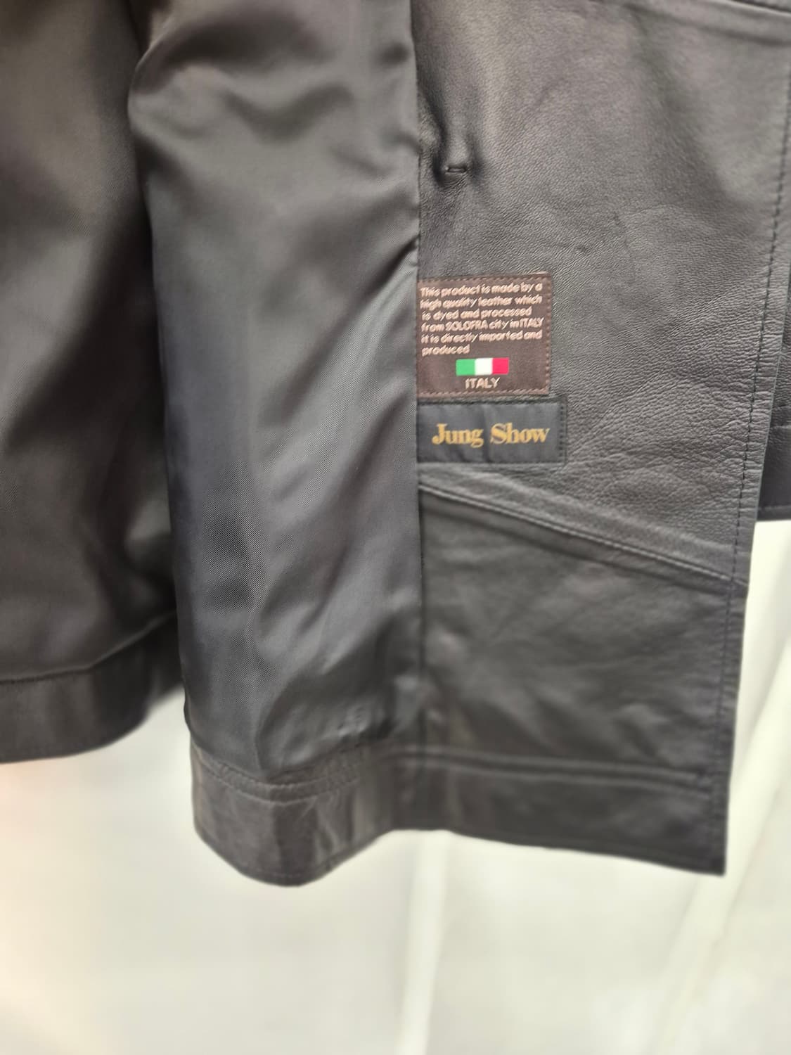 LIMITED EDITION  가죽 자켓  88
사이즈  상품이미지5