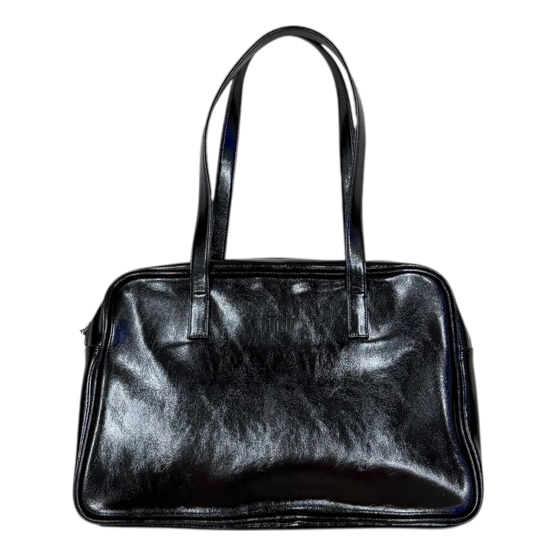 필인더블랭크 트라페즈 레더 숄더백 가방 블랙 상품이미지1