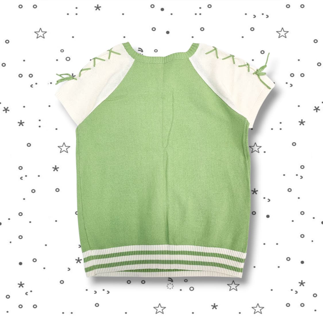 90 BETTY BOOP 베티붑 배색 니트 탑 상품이미지5