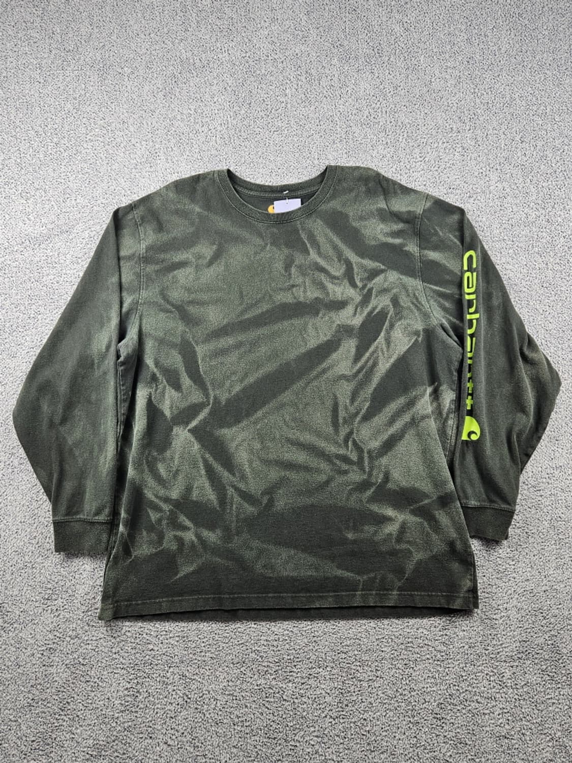 칼하트 다잉 워시드 커스텀 프린팅 롱슬리브 ( XL ) / 10587 상품이미지2