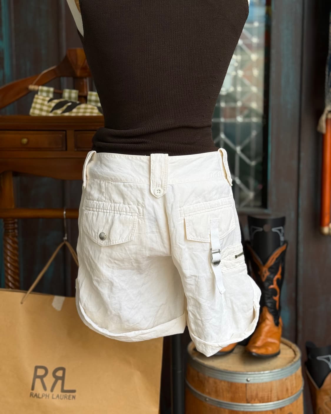 로렌 랄프로렌 린넨 쇼츠 4 상품이미지9