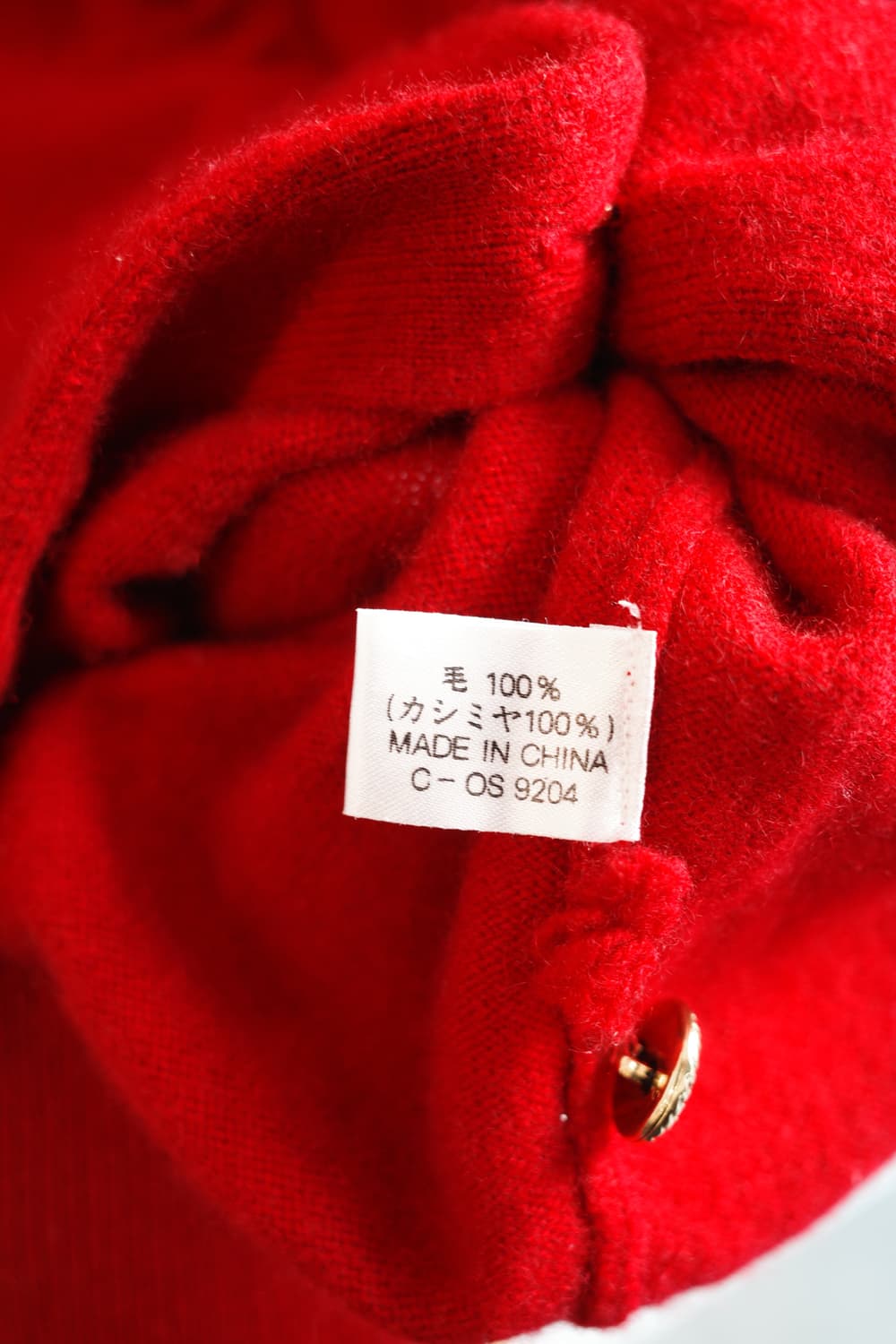 Japan brand 캐시미어100 금장 가디건 상품이미지6
