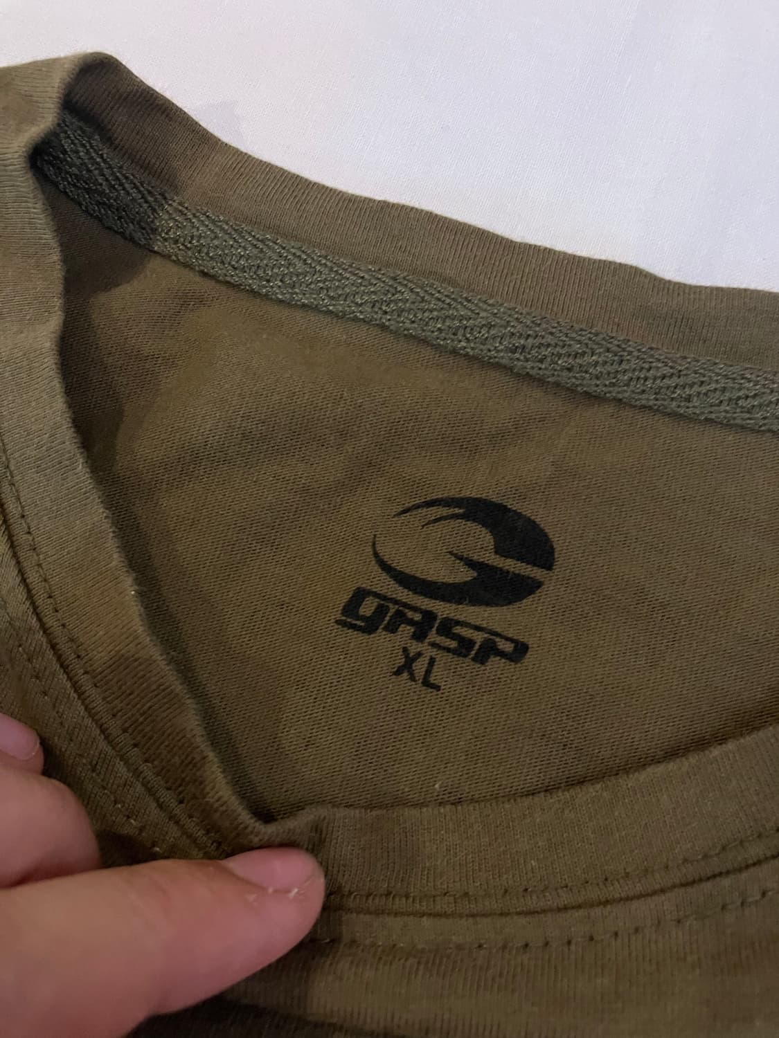 GASP INC 가스프 밀리터리 카키색 반팔 티셔츠 상품이미지3