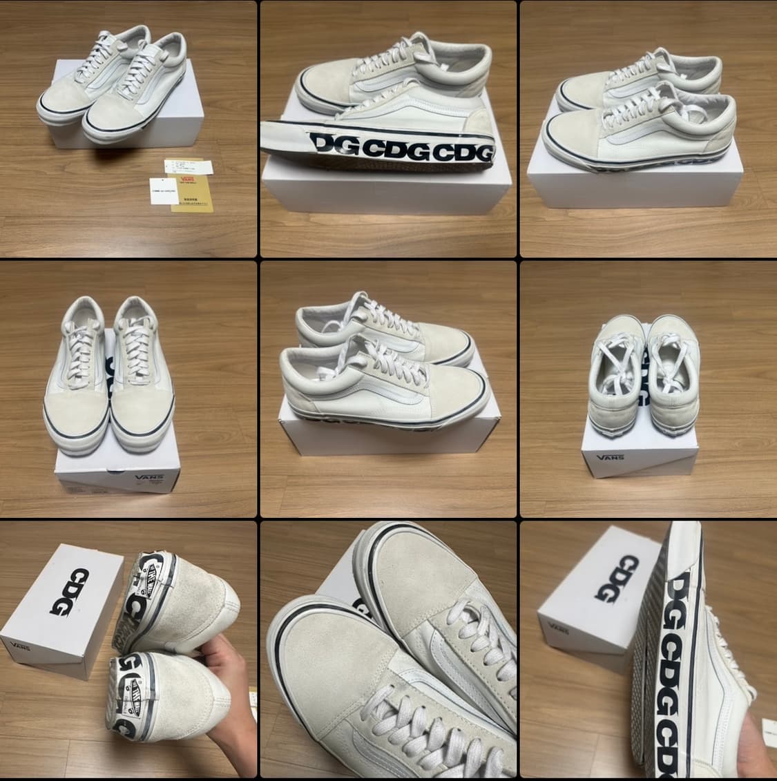 285 반스 볼트 x CDG 올드스쿨 LX 화이트 상품이미지9