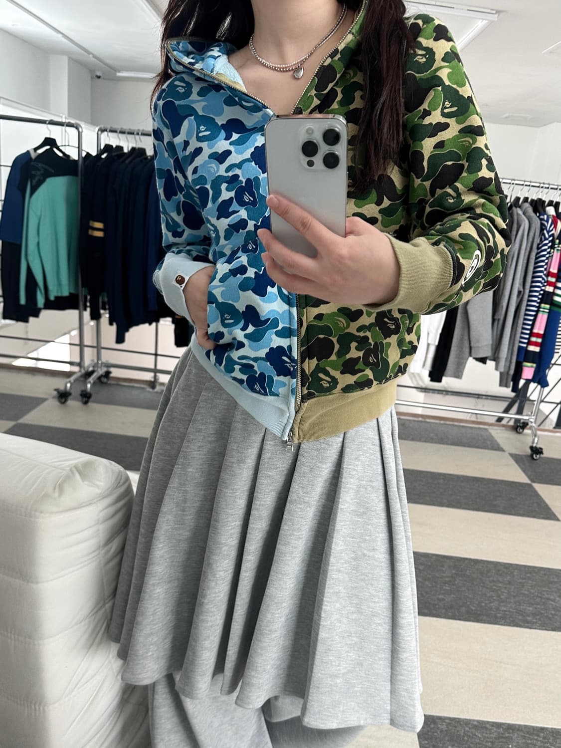 베이프 ABC 아수라 카모 풀 후드집업  상품이미지2