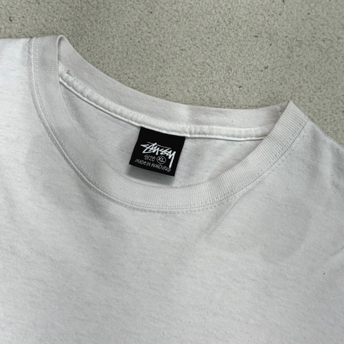 STUSSY 윙스팬 반팔 티 화이트 XL 상품이미지4