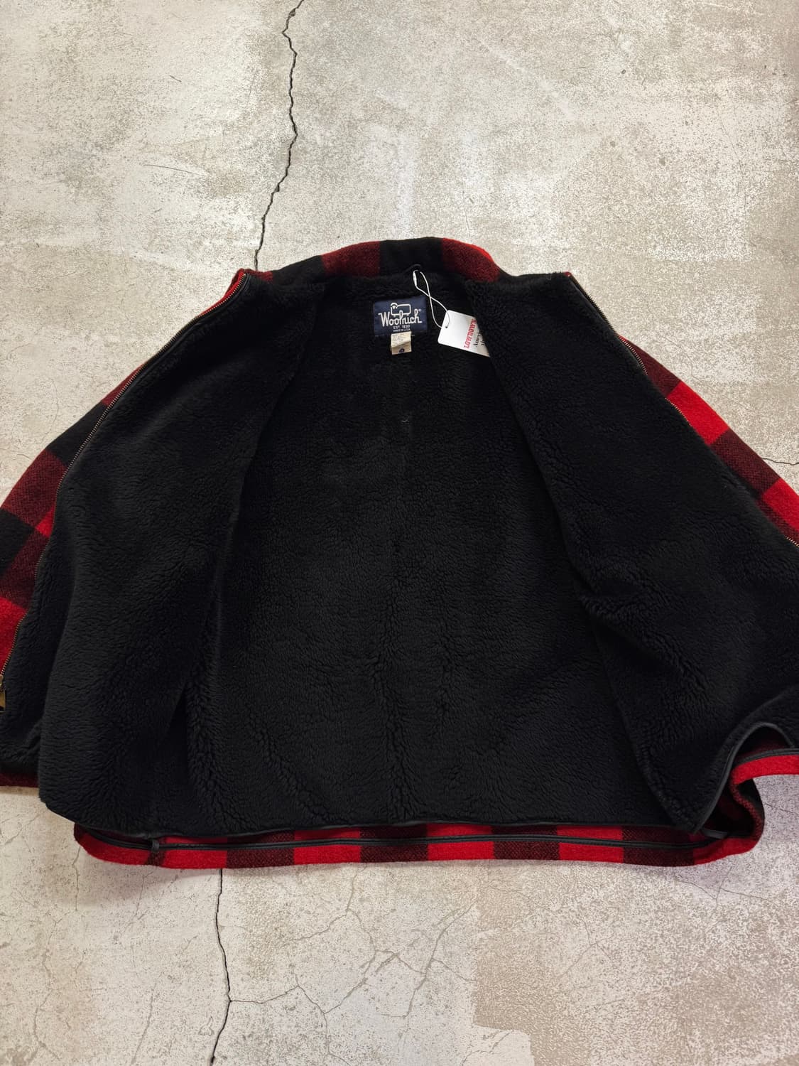 80s 울리치 버팔로 울 쉐르파 자켓 상품이미지7