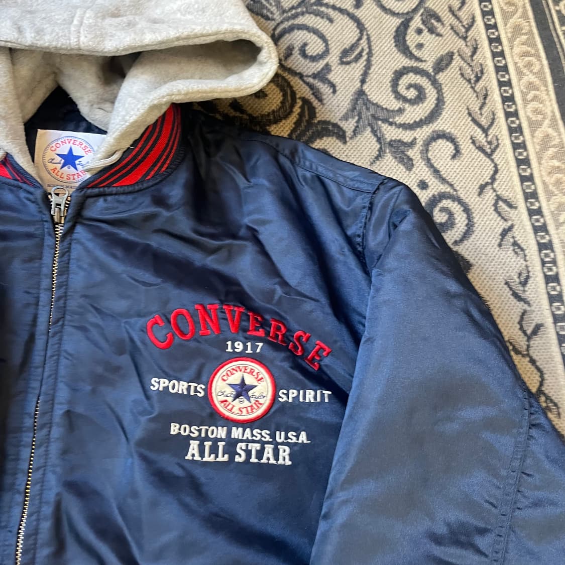 2L 90s 컨버스 올스타 바시티 자켓/W2304 상품이미지2