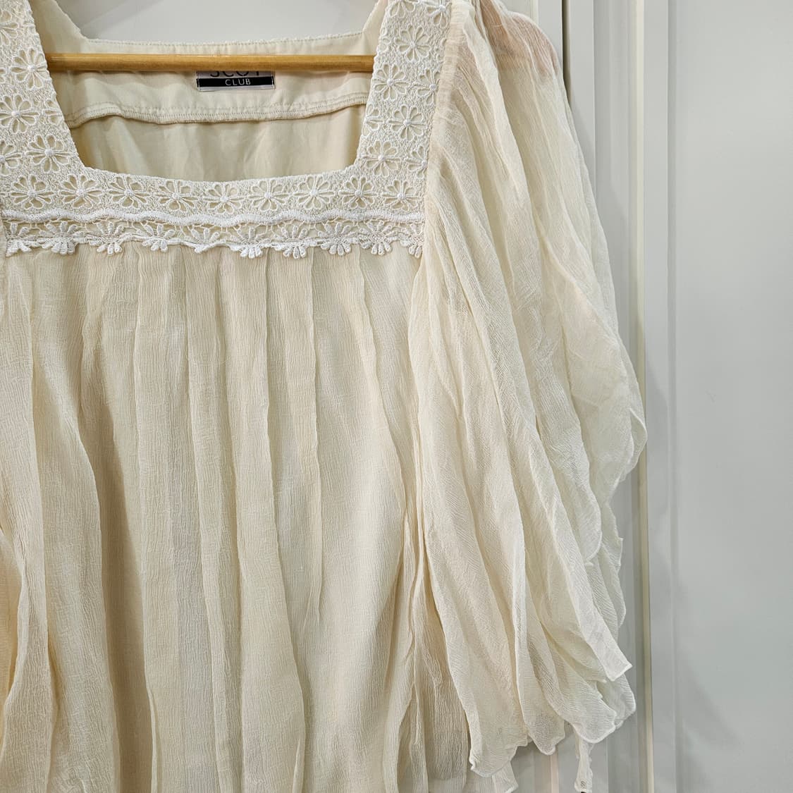 레이스 블라우스 아이보리 상품이미지4