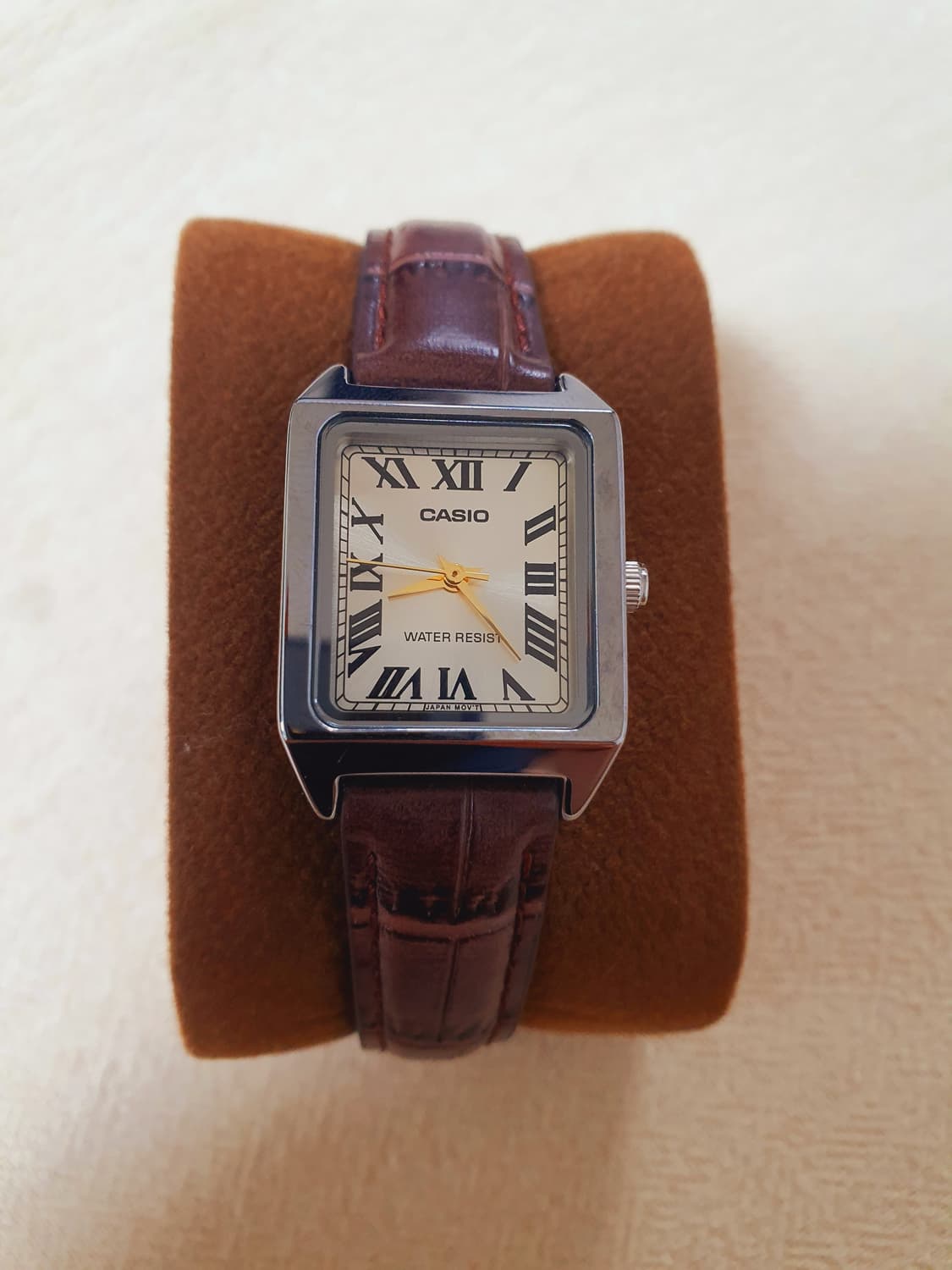 카시오ltp-v0007L 브라운 가죽시계 상품이미지1