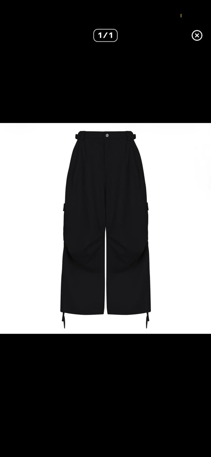 [3] 카미엔 코인서울 247 올데이 슬랙스 블랙 상품이미지1